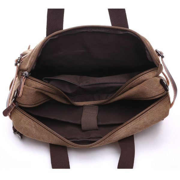 computer tas-laptoptas-travel tas-multifuntionele tas-laptop rugzak-laptoptas 3-in-1 Rugtas - Rugzak - Schoudertas - Voor 17,3-inch laptop formaat - Afbeelding 9