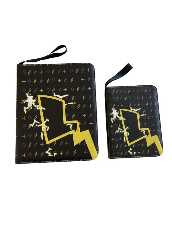Luxe Binder Kaartenalbum-Cards Binder Album,Verzamelmap geschikt voor pokemon-Extra grote speelkaarten verzamelalbum-Kaartenalbum voor 900 kaarten-met rit-Pokemon map-Pokemon verzamelmap-33.5*27*4.5cm - Afbeelding 4