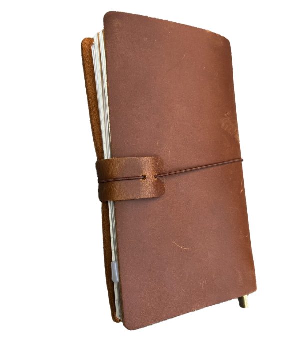 Luxe Dagboek-Leren notitieboek-dagboek- handgemaakt- 165*115mm levensboom- reisdagboek-vintage schetsboek voor mannen en vrouwen-antiek - Afbeelding 4