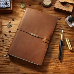 Luxe Dagboek-Leren notitieboek-dagboek- handgemaakt- 165*115mm levensboom- reisdagboek-vintage schetsboek voor mannen en vrouwen-antiek