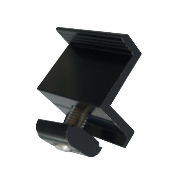 Zonnepaneel Rail PV eindklem 30mm zwart SUS304 M8x25 AL6005 L40mm - Afbeelding 3