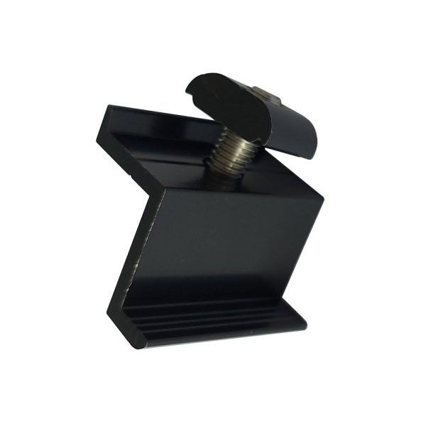 Zonnepaneel Rail PV eindklem 30mm zwart SUS304 M8x25 AL6005 L40mm - Afbeelding 5