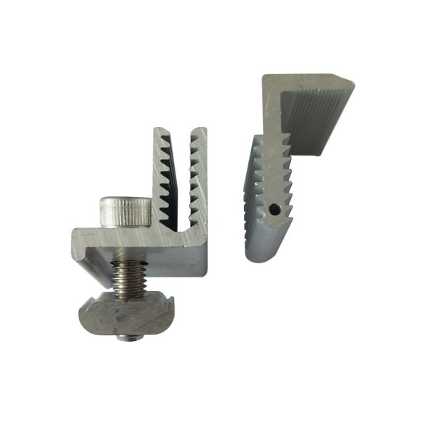 Zonnepaneel Rail PV eindklem verstelbaar 30-50mm SUS304 M8x25 AL6005 L40mm - Afbeelding 7