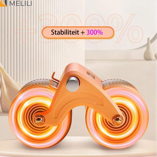 Ab Roller-Abdominal Roller-Buikwiel-Fitnesswielen-Ab wheel-Automatic Rebound-Abdominal-Rebound Abdominal Roller-Training Abdominal - Afbeelding 4