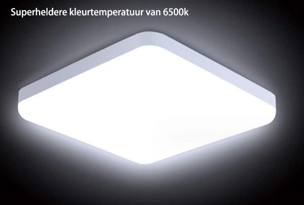 MELILI LED badkamer lamp-vierkant LED waterdicht lamp-IP56 LED balkon lamp-LED plafondlamp-LED verlichting -LED tuin verlichting-LED tuin lamp-LED buiten lamp-square - Afbeelding 4