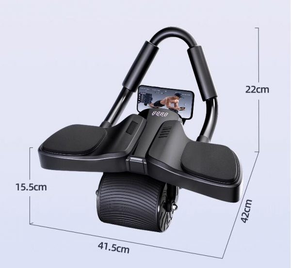 U.ABS Ab Roller-Luxe Abdominal Roller-Buikwiel-Fitnesswielen-Ab wheel-Automatic Rebound-Abdominal-Rebound voor ABS- Abdominal Roller-Training Abdominal-Buikspiertrainer - Afbeelding 3